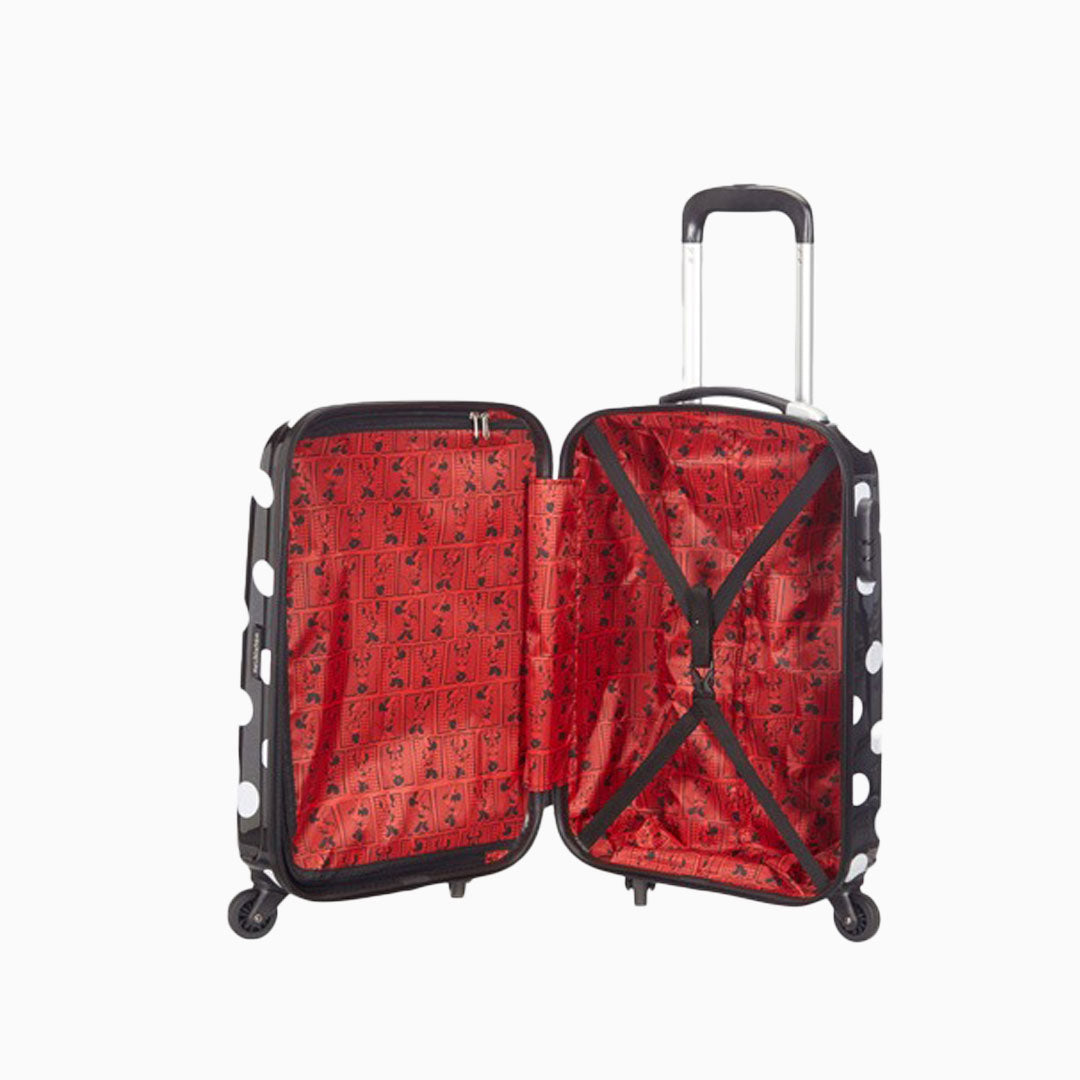 American Tourister Hyper twist Disney 4 Wheel Cabin Suitcase - Minnie Dots