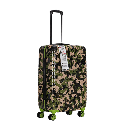 Premium Quality ABS Hard Shell Urban Camouflage Print Spinner Suitcase Baggage Factory