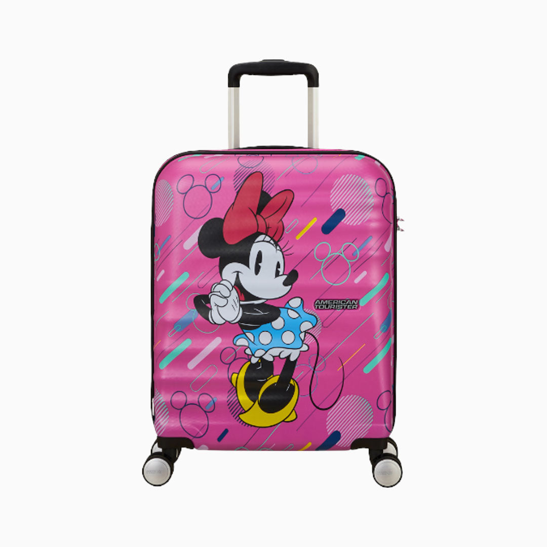 American Tourister Disney 4 Wheel Cabin Suitcase - Minnie Future Pop