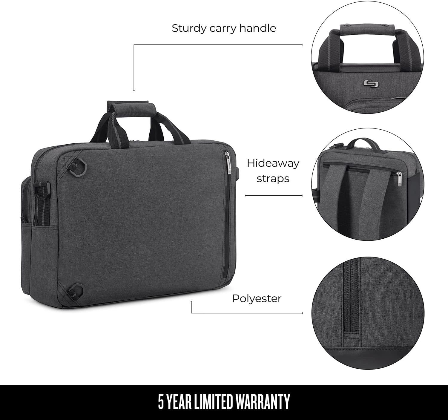 Solo New York Unisex Altitude Durable Laptop Backpack