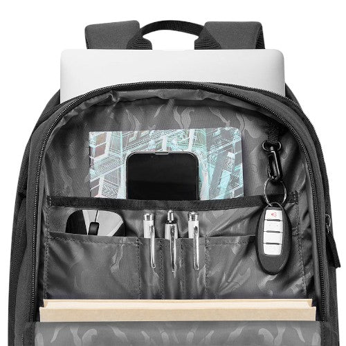 Solo Bleeker 2-in-1 Rolling Laptop Backpack – Eco-Friendly, 15.6" Fit, 29L Capacity