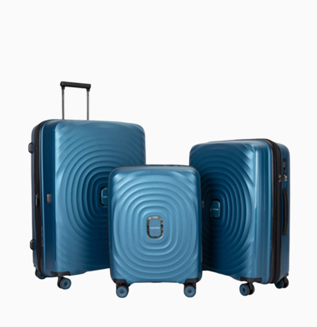 Eagle PP ABS Hard Shell Cabin Suitcase TSA Lock Travel Carry On Hand Luggage with 4 Spinner Wheels - 20 Inch