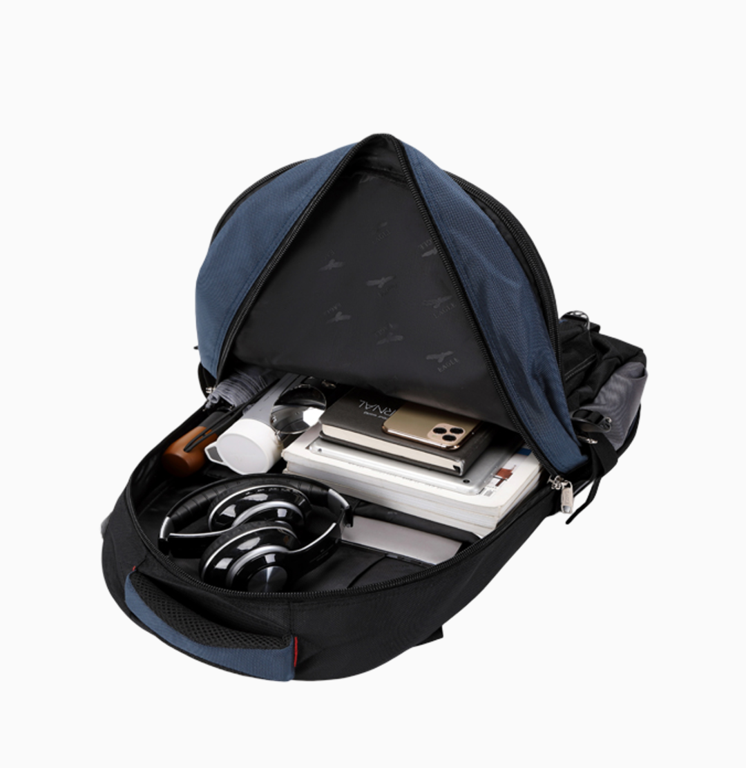 Power Laptop Backpack Rucksack School College Work Travel Bag - 56 cm Multicolour