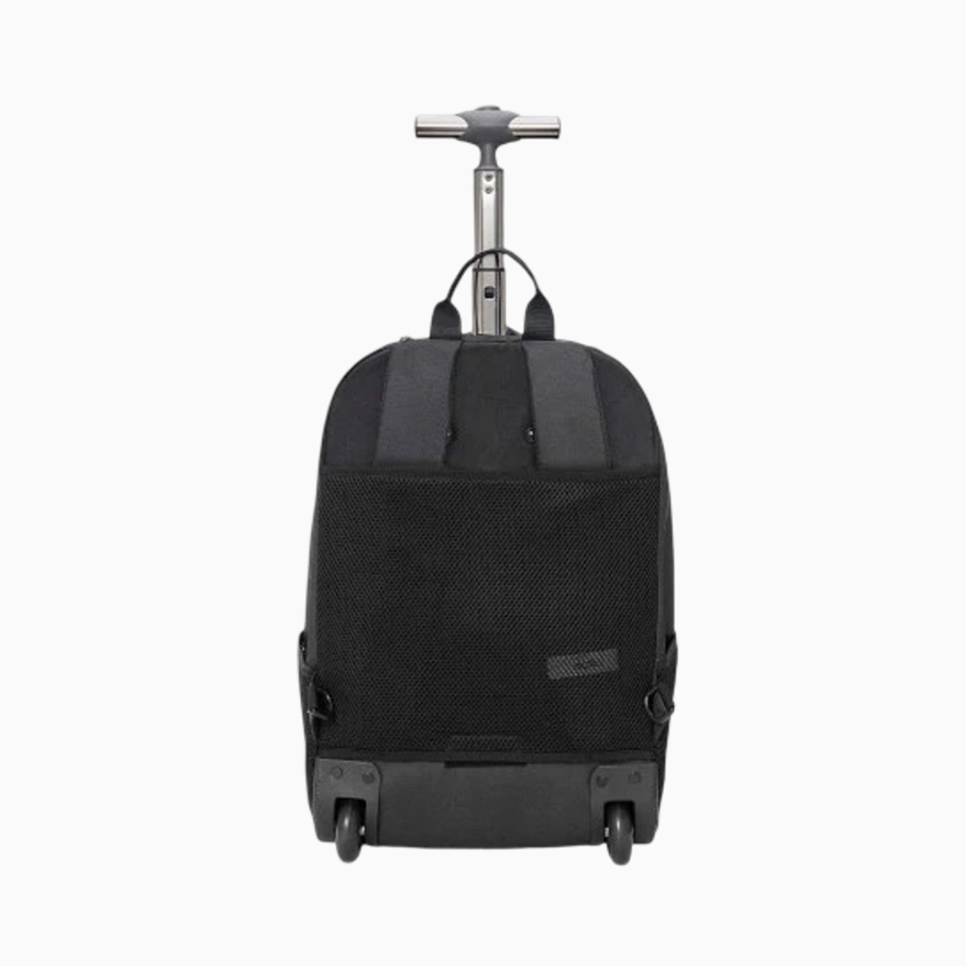 Solo Bleeker 2-in-1 Rolling Laptop Backpack – Eco-Friendly, 15.6" Fit, 29L Capacity