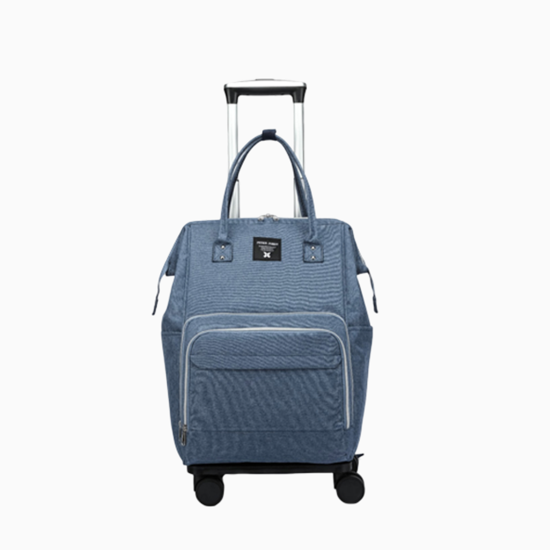 Peter James 4-Wheel Trolley Backpack - Your Stylish Travel Companion