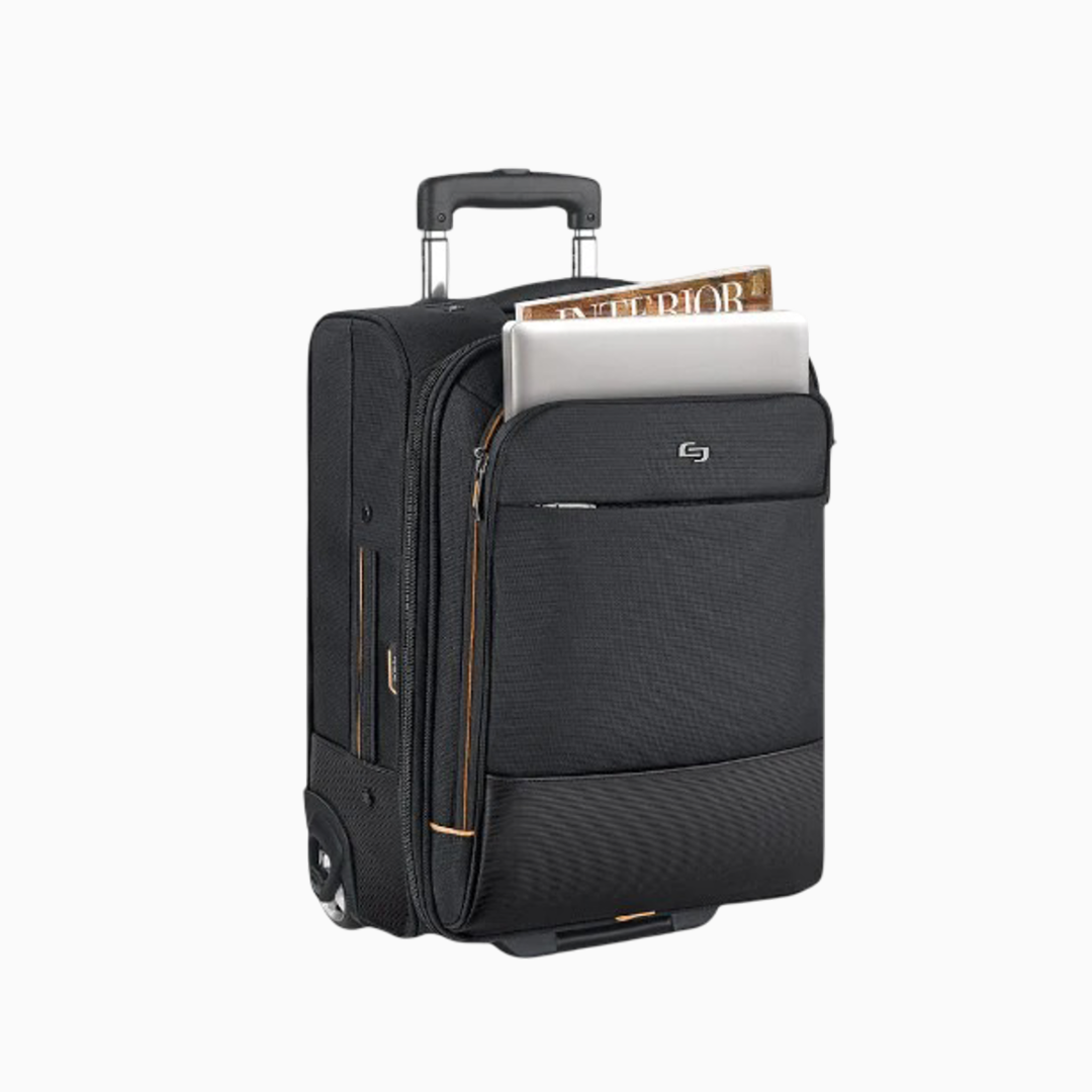Solo Urban Rolling Overnighter Case in Black
