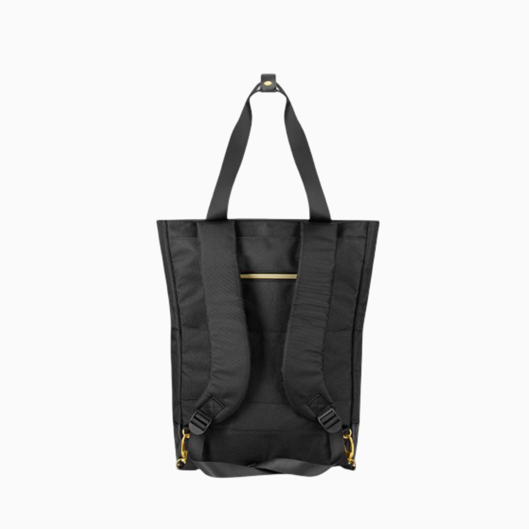 Solo Parker Hybrid 15.6 Inch Laptop Backpack Tote, Black