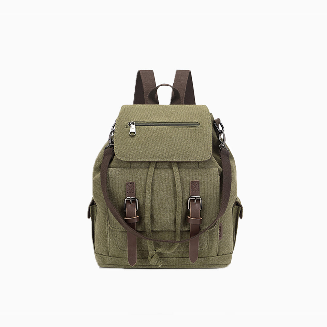 Eagle Classic Canvas Flap Rucksack for Ladies