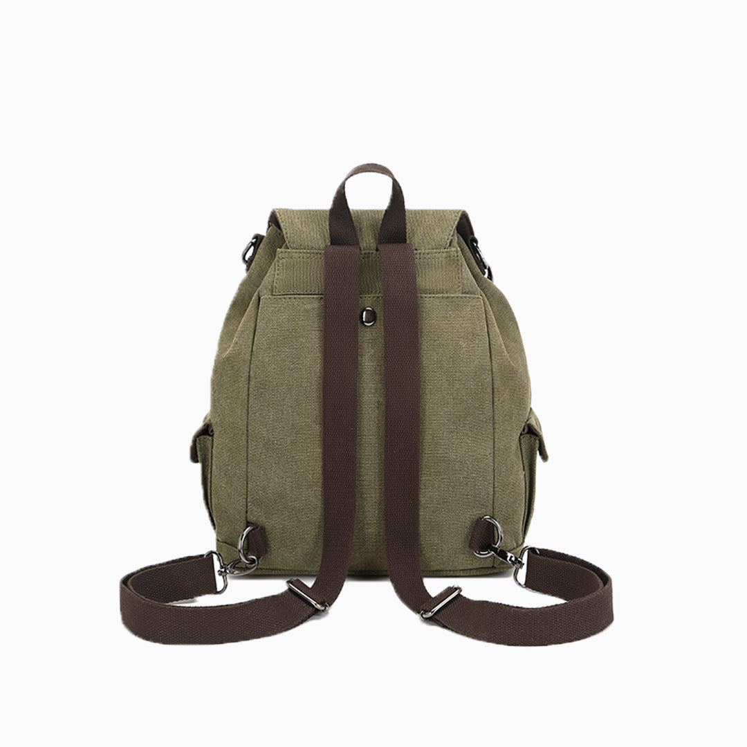 Eagle Classic Canvas Flap Rucksack for Ladies