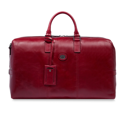 The Bridge Leather Travel Duffle Bag