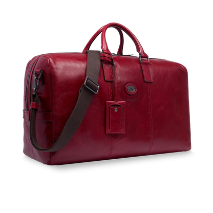 The Bridge Leather Travel Duffle Bag