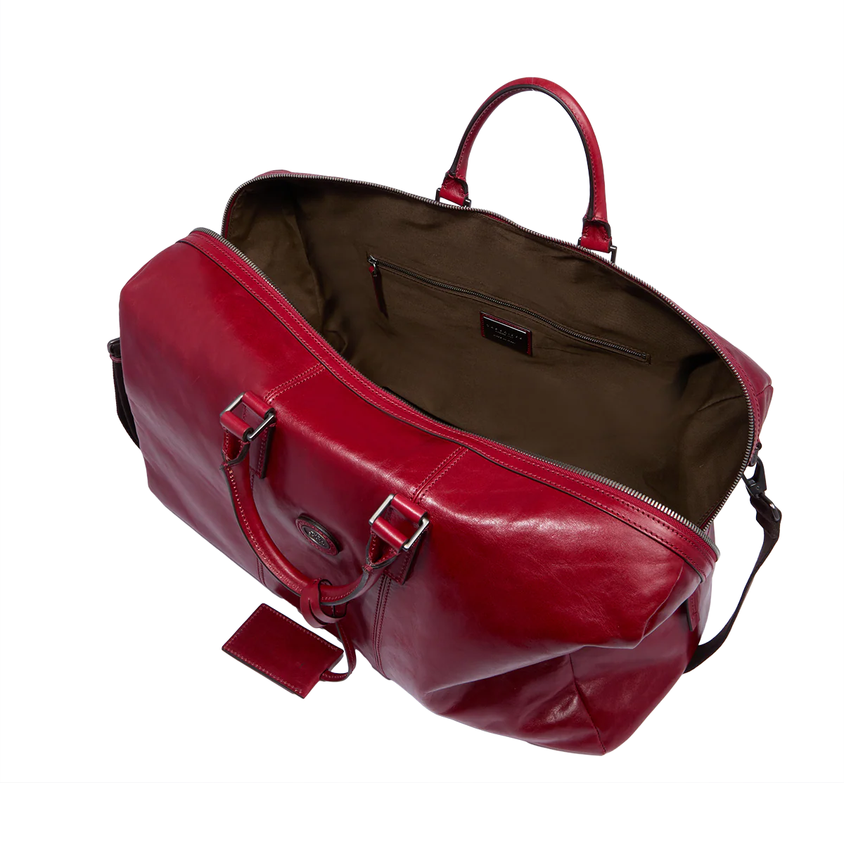 The Bridge Leather Travel Duffle Bag