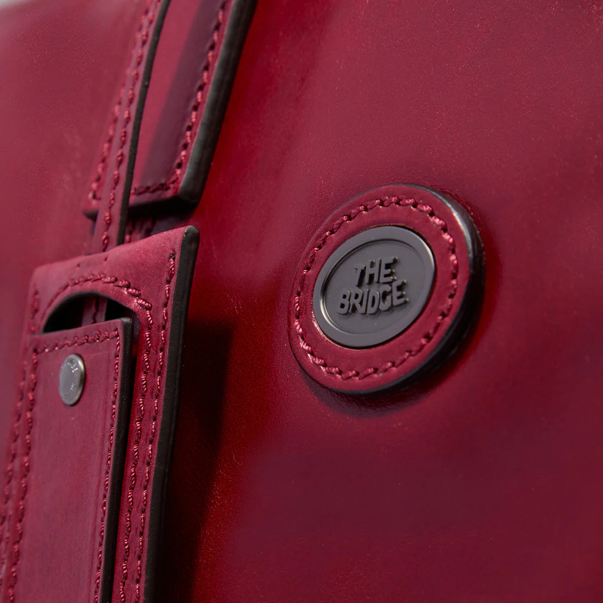 The Bridge Leather Travel Duffle Bag