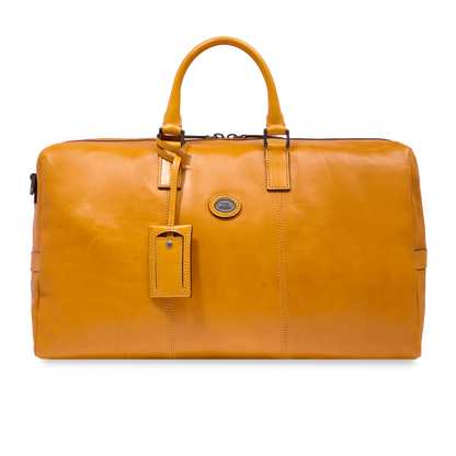 The Bridge Leather Travel Duffle Bag