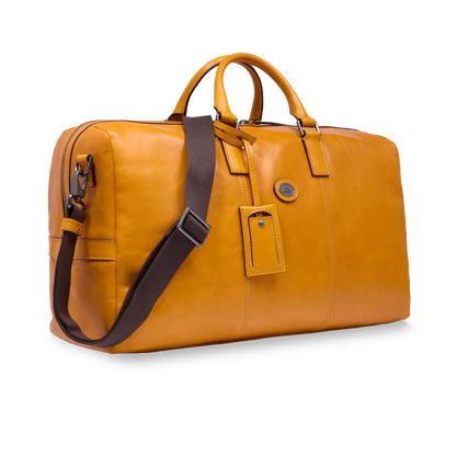 The Bridge Leather Travel Duffle Bag