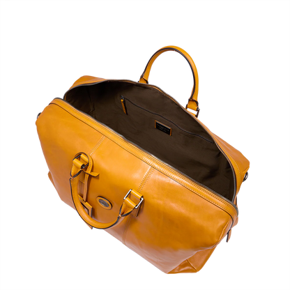 The Bridge Leather Travel Duffle Bag