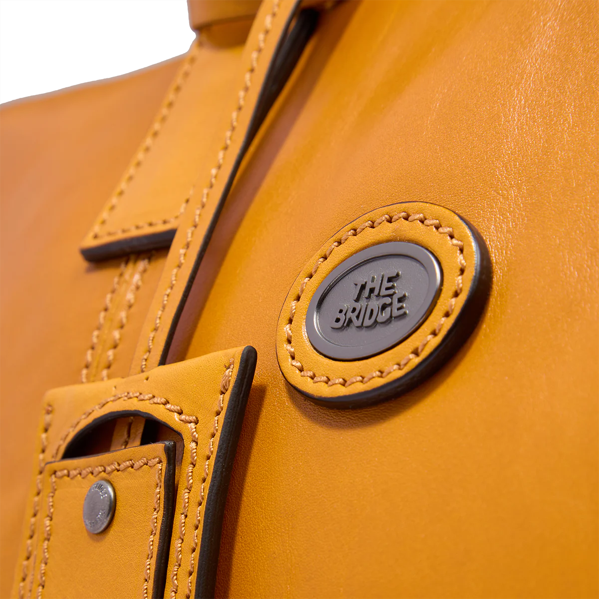 The Bridge Leather Travel Duffle Bag