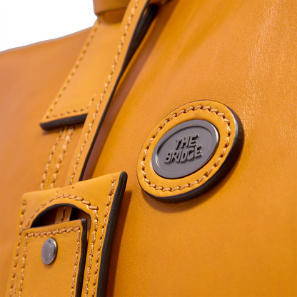 The Bridge Leather Travel Duffle Bag