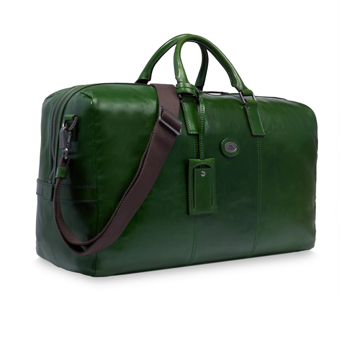 The Bridge Leather Travel Duffle Bag