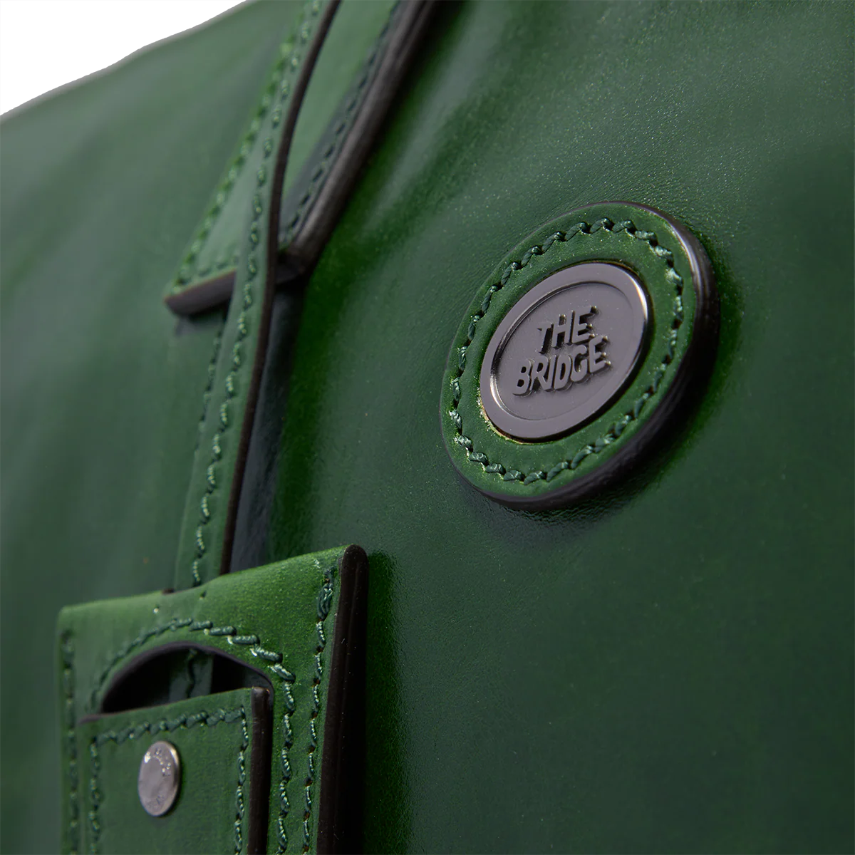 The Bridge Leather Travel Duffle Bag