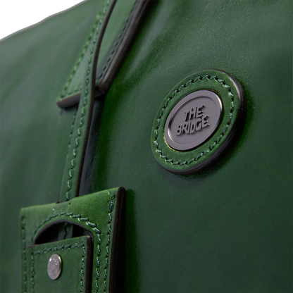The Bridge Leather Travel Duffle Bag