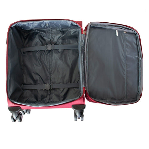 New Hampshire Super Lightweight 4 Wheel Spinner Luggage Suitcase - Medium 26 Inch