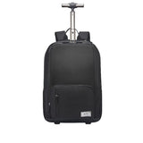 Solo New York Unisex's Bleeker Rolling Backpack, Black, Fits up to 15.6