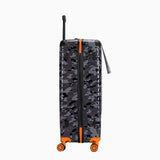 Premium Quality ABS Hard Shell Urban Camouflage Print Spinner Suitcase with Built in Lock - 28 Inch