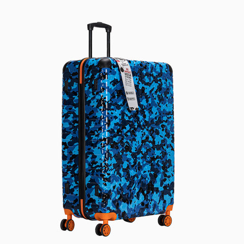 Premium Quality ABS Hard Shell Urban Camouflage Print Spinner Suitcase with Built in Lock - 26 Inch