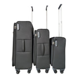 Eagle Lightweight Two-Tone Expandable Suitcase - 24 Inch Medium