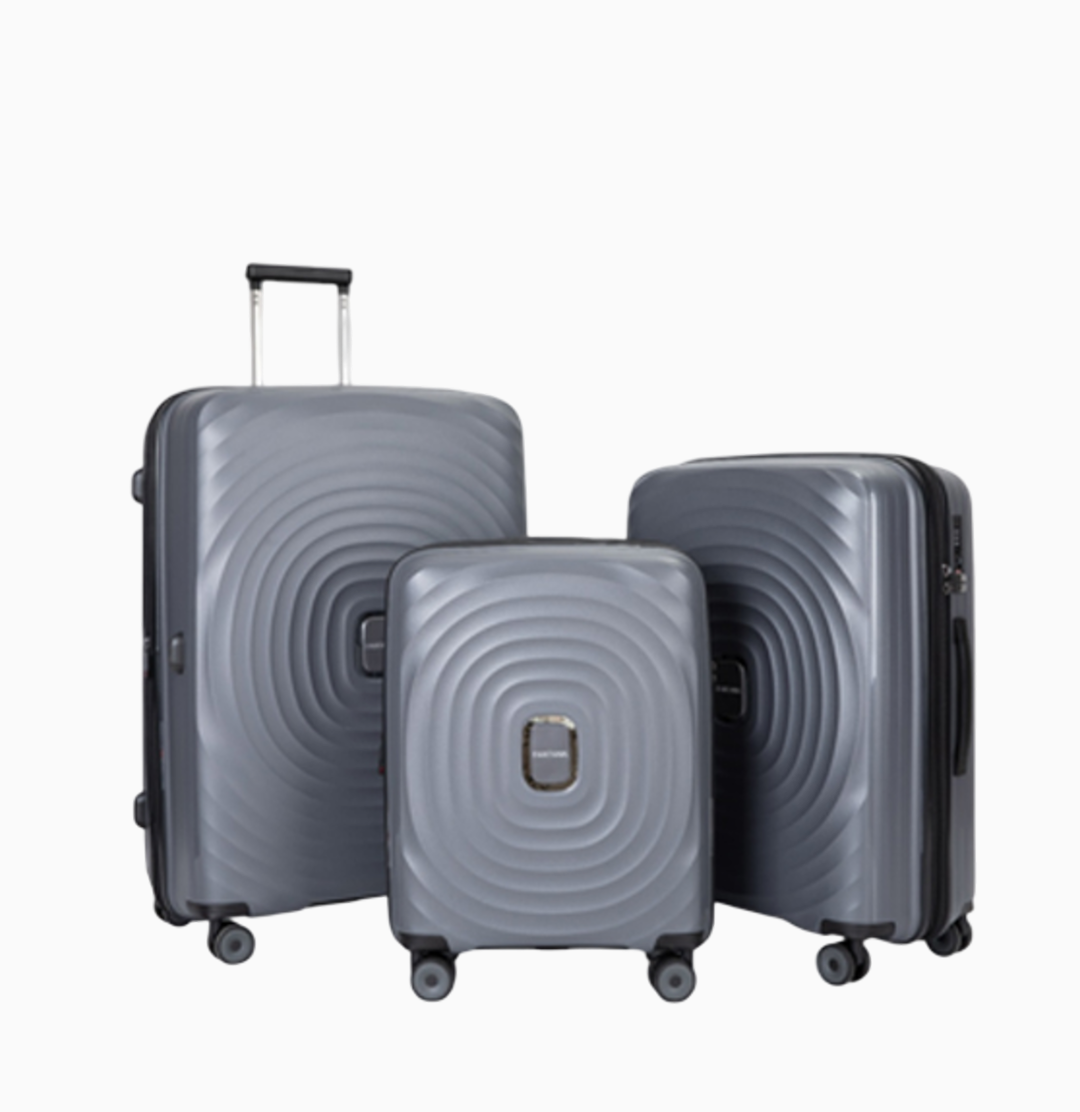 Eagle PP ABS Hard Shell Cabin Suitcase TSA Lock Travel Carry On Hand Luggage with 4 Spinner Wheels - 20 Inch