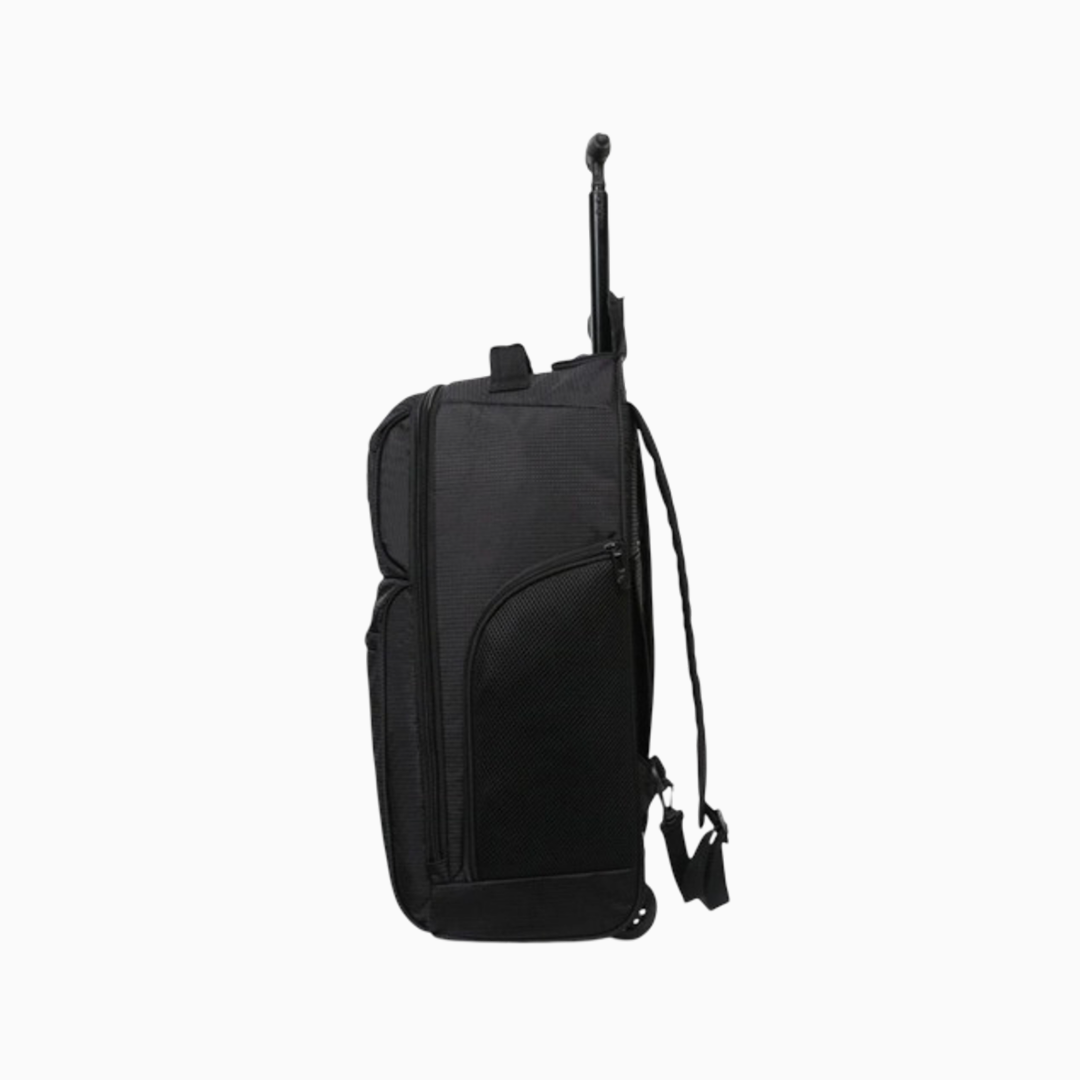 Protege 22" Black Rolling Backpack with Telescopic Handle