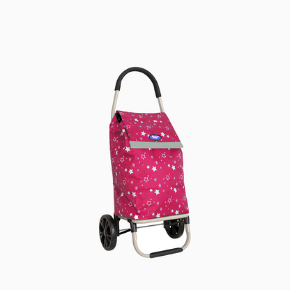 Eagle London Multicoloured Stars Print Lightweight 2 Wheel Shopping Trolley