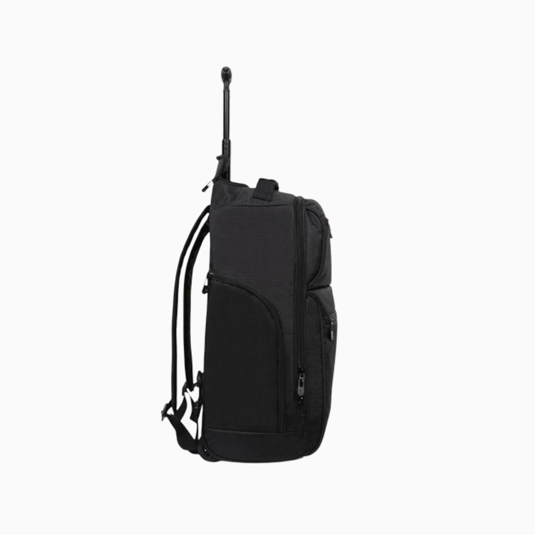 Protege 22" Black Rolling Backpack with Telescopic Handle