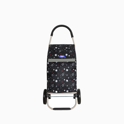 Eagle London Multicoloured Stars Print Lightweight 2 Wheel Shopping Trolley