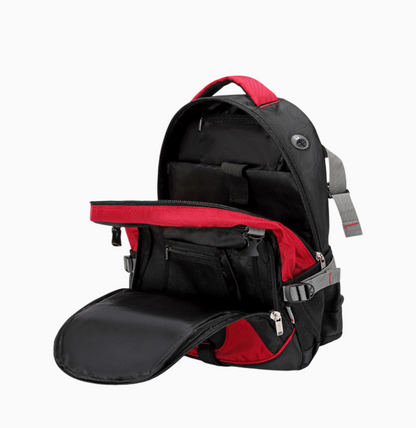 Power Laptop Backpack Rucksack School College Work Travel Bag - Multicolour