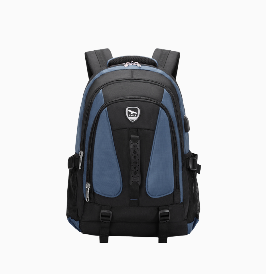 Power Laptop Backpack Rucksack School College Work Travel Bag - 52 cm Multicolour