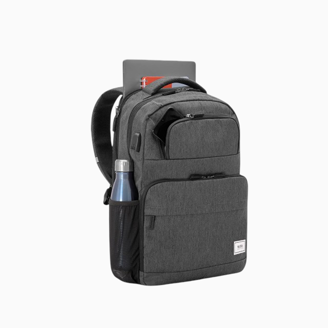 Solo New York Unisex's Re:Discover Laptop Backpack, Grey, Fits up to 15.6"