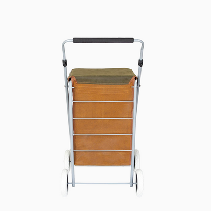 Eagle London Deluxe Two Tone Suede Shopping Trolley 47L