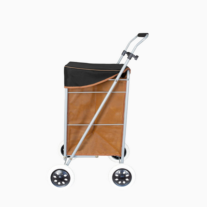 Eagle London Deluxe Two Tone Suede Shopping Trolley 47L