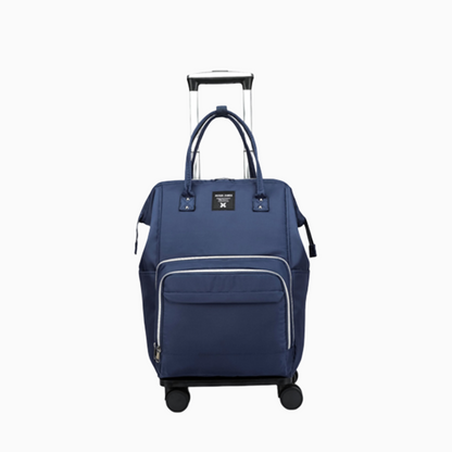 Peter James 4-Wheel Trolley Backpack - Your Stylish Travel Companion