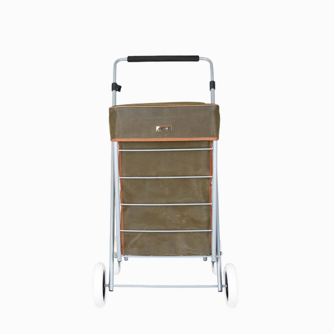 Eagle London Deluxe Two Tone Suede Shopping Trolley 47L