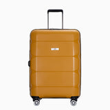 Richland Fashion Hand Luggage Lightweight PP Expandable Hard Shell Trolley Travel Suitcase with 4 Wheels Cabin Carry-on Suitcase - 20 Inch