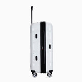Richland Fashion Hand Luggage Lightweight PP Expandable Hard Shell Trolley Travel Suitcase with 4 Wheels Cabin Carry-on Suitcase - 20 Inch
