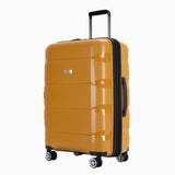 Richland Fashion Hand Luggage Lightweight PP Expandable Hard Shell Trolley Travel Suitcase with 4 Wheels Cabin Carry-on Suitcase - 20 Inch