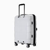 Richland Fashion Hand Luggage Lightweight PP Expandable Hard Shell Trolley Travel Suitcase with 4 Wheels Cabin Carry-on Suitcase - 20 Inch