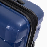 Richland Fashion Hand Luggage Lightweight PP Expandable Hard Shell Trolley Travel Suitcase with 4 Wheels Cabin Carry-on Suitcase - 20 Inch