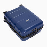 Richland Fashion Hand Luggage Lightweight PP Expandable Hard Shell Trolley Travel Suitcase with 4 Wheels Cabin Carry-on Suitcase - 20 Inch