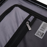 Richland Fashion Hand Luggage Lightweight PP Expandable Hard Shell Trolley Travel Suitcase with 4 Wheels Cabin Carry-on Suitcase - 20 Inch