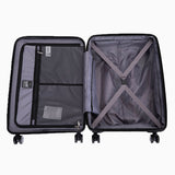 Richland Fashion Hand Luggage Lightweight PP Expandable Hard Shell Trolley Travel Suitcase with 4 Wheels Cabin Carry-on Suitcase - 20 Inch